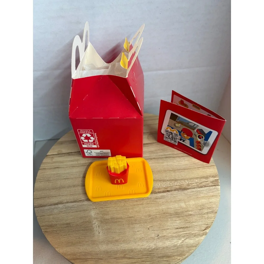 McDonalds Lil McDonalds Happy Meal Toy Set French Fries Tray Box 2025